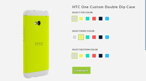 HTC手機保護殼可組合216種顏色搭配